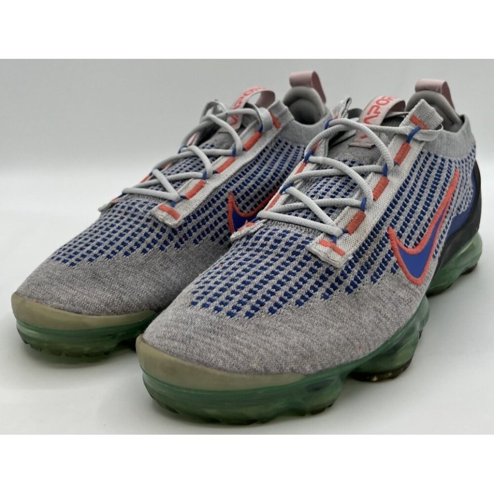 Nike Air VaporMax 2021 Flyknit Wolf Grey Mens Size 9.5 Athletic Shoes DQ3974-001
